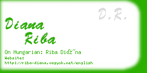 diana riba business card